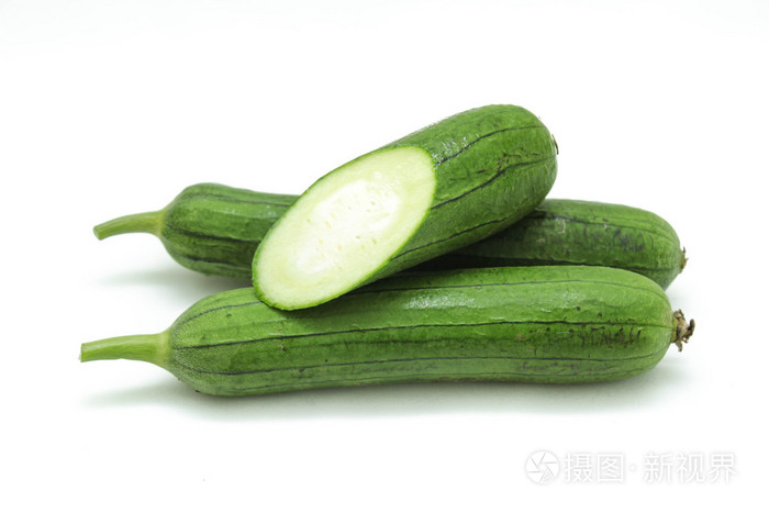 新nagled丝瓜或倾斜的葫芦