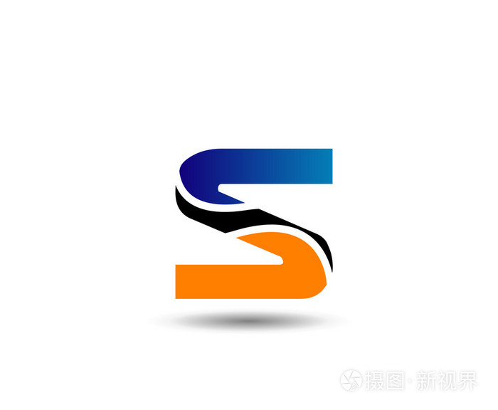 字母s标志图标设计