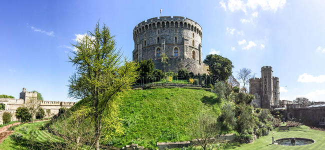 古老的 建筑 英语 旅行者 住宅 文化 城堡 历史 全景图