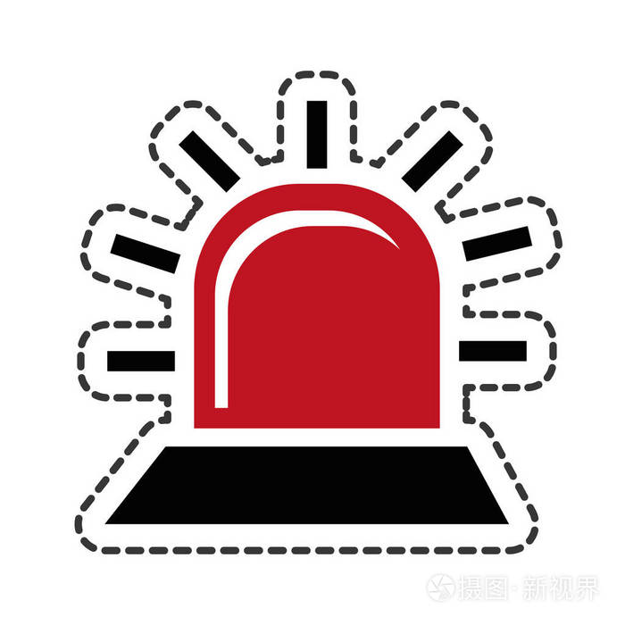 警示灯隔离图标