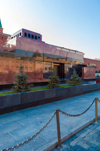在莫斯科红场的列宁陵墓图片