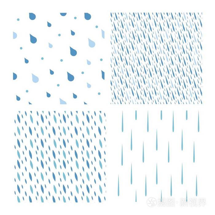 雨滴模式矢量集