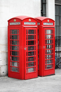 地标 电话亭 伦敦 版次 古老的 呼叫 英语 吸引力 颜色