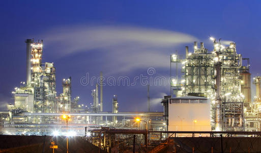 石油和天然气工业黄昏炼油厂工厂石化厂