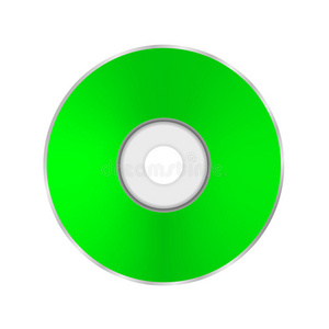 绿色光盘