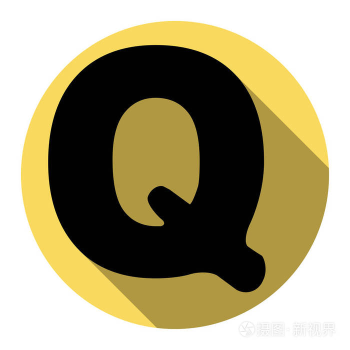 字母q 标志设计模板元素.矢量.