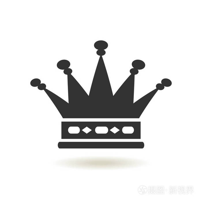 皇冠标志为您的 web 站点设计 徽标 ui 的应用程序.矢