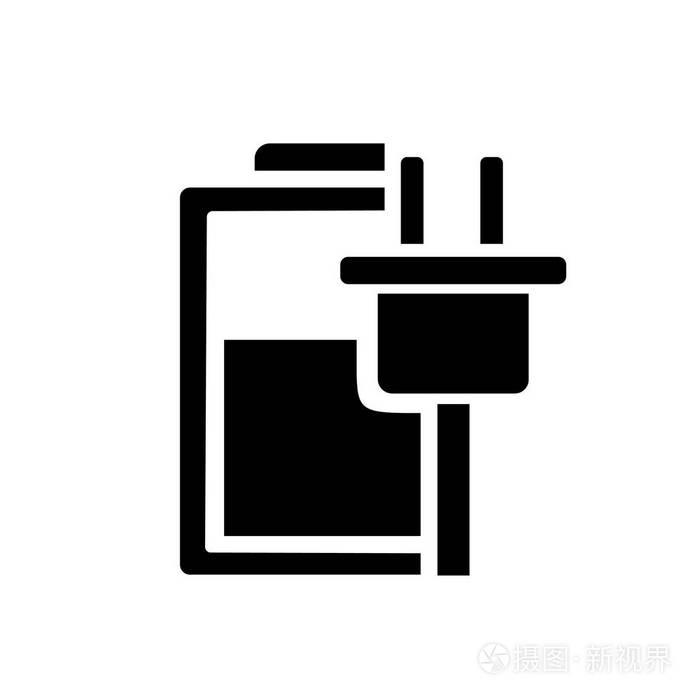 出院后和完全充电的电池.矢量图在平面样式.徽标.标志