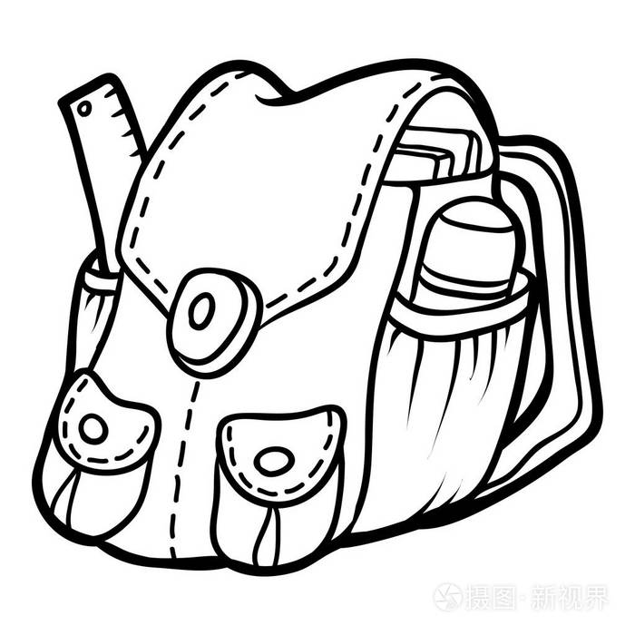 着色书, 书包