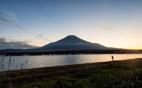 富士山和自然景观图片