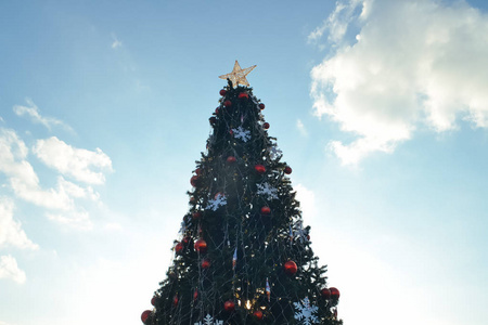 圣诞节活动中的圣诞树图片