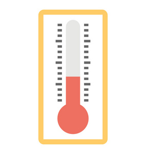 天气温度刻度温度计图片
