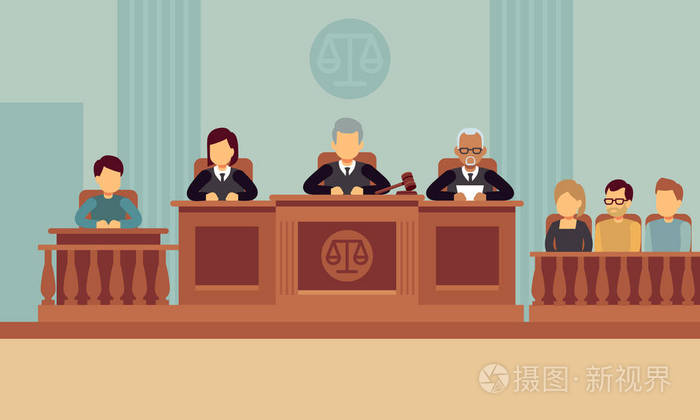 正义与法律向量概念插画-正版商用图片1s52zg-摄图新视界