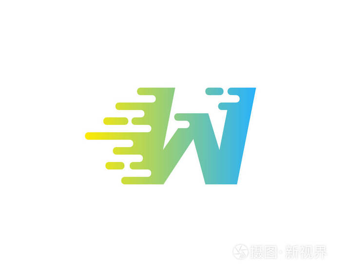 字母w图标标志设计元素