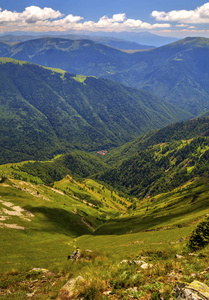 高山上美丽的风景图片