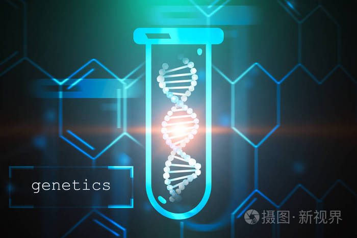 生物技术,生物学,医学和科学概念 三维渲染模拟色调图像