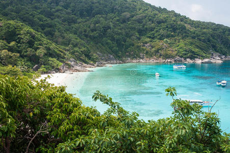 梦想 芬加 太阳 享受 泰国 风景 海滩 夏天 通气管 浪漫的