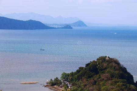 巡航 海滨 海洋 克拉比 渔夫 泰国 钓鱼 波动 海湾 泰语