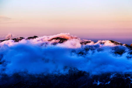 自然 岩石 特内里费 粉红色 西班牙 天空 夏天 风景 日落