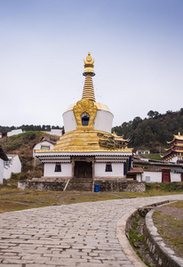 纪念碑 文化 喜马拉雅山脉 瓷器 佛教徒 风景 建筑学 美丽的