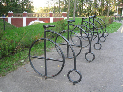 公园明斯克的自行车