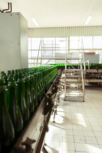 传送者 行业 麦芽 流体 制造 空的 瓶子 酒精 玻璃 液体
