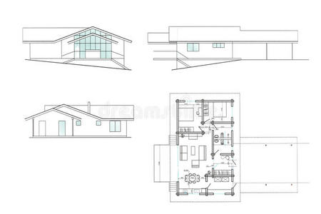 几何学 商业 外部 建筑学 建设 尺寸 房子 图表 工程