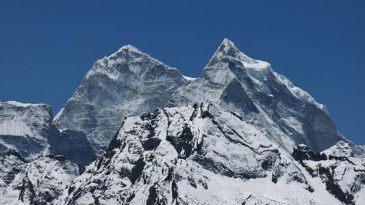 全景图 尼泊尔 自然 目的地 喜马拉雅山 风景 冰川 场景