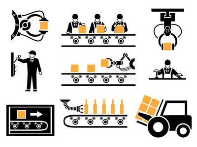 工程师 工厂 偶像 装置 制造业 插图 建设 汽车 控制