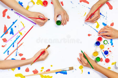 课程 工艺 消遣 教育 人类 艺术家 想象 画笔 创造力
