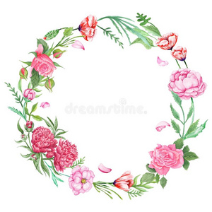 开花 招呼 植物区系 牡丹 花的 美丽的 卡片 邀请 粉红色