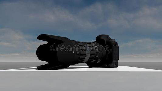 DSLR相机三维模型