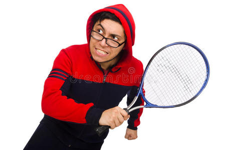 夹克 有趣的 爱好 网拍 帽子 羽毛球 白种人 男人 闲暇