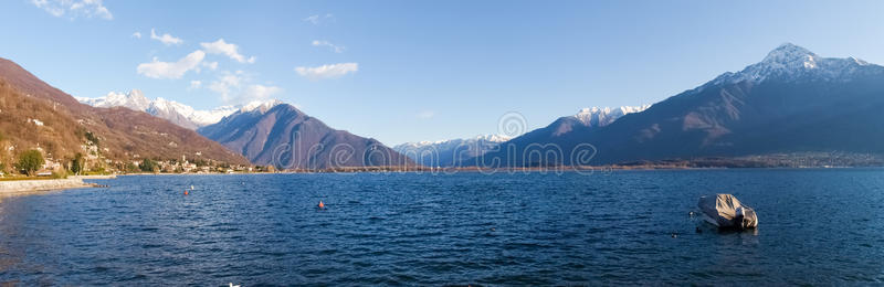 涟漪 假日 阿尔卑斯山 意大利 科莫 拉里奥 小山 海岸线