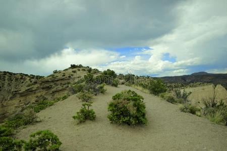 石头 新的 岩石 徒步旅行 沙漠 墨西哥 全景图 风景 探索