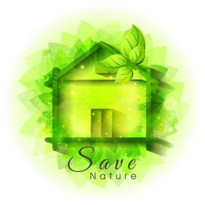 绿色小屋拯救自然。