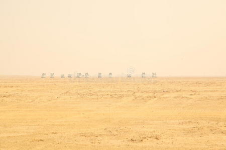 沙漠中的边境安全部队