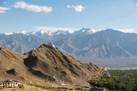 旅游 旅行 冒险 拉达克 旅游业 佛陀 天空 美丽的 寺庙