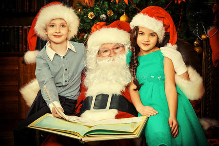 假日 幸福 女孩 童年 帽子 小孩 儿童 快乐 新的 圣诞节