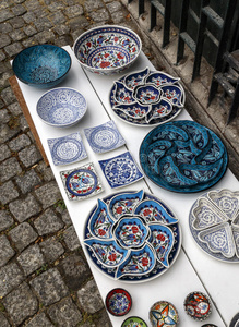瓷器 市场 餐具 钟花 美丽的 陶瓷 画廊 商品 集市 工艺