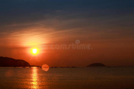 风景 海洋 自然 黎明 磁盘 海岸 浪漫的 海滩 旅游业