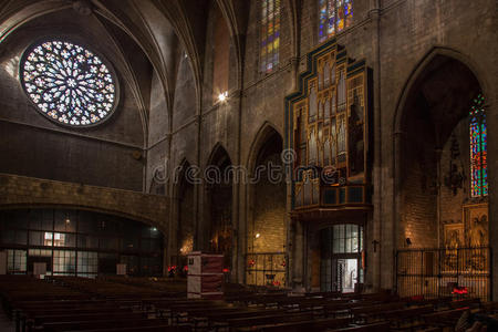 圣玛丽亚德尔皮教堂。 巴塞罗那西班牙