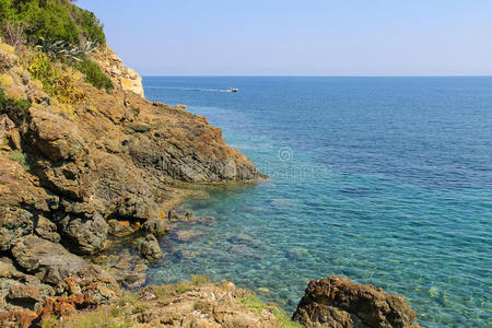 海滨 欧洲 利沃诺 海岸 假日 风景 目的地 小岛 天堂