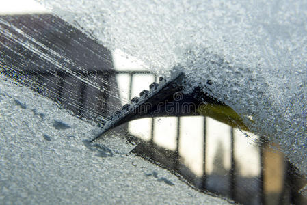 自然 天气 塑料 冻结 手套 视野 危险 车辆 工具 结冰