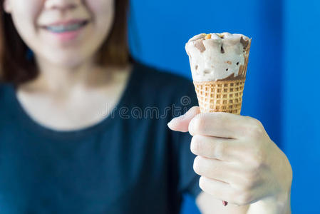 香草 女孩 甜的 夏天 甜点 寒冷的 假日 晶圆 食物 巧克力