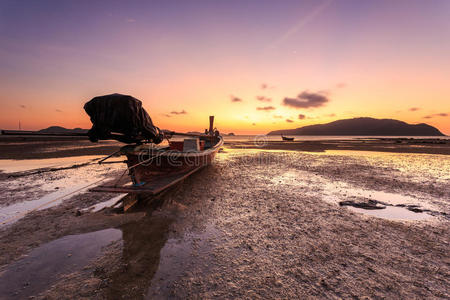 反射 卡塔 海景 海洋 卡隆 冲浪 普吉岛 美丽的 日落