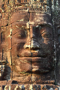 柬埔寨巴音寺巨型石面
