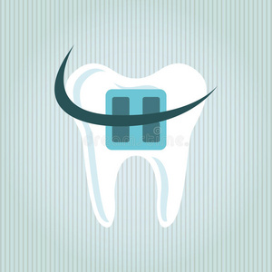 牙科护理图标设计