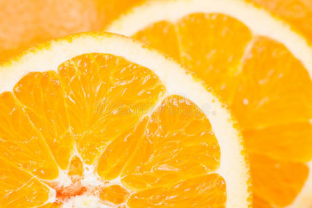 关闭橙色水果。