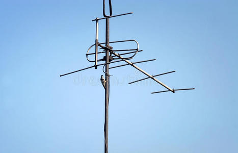 古老的 频率 通信 金属 收音机 卫星 电信 公司 电话